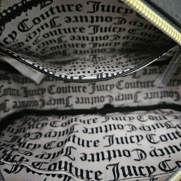 Juicy Couture Gothic Black Obsession Crossbody Shoulder Bag Studded NEW - Picture 5 of 10